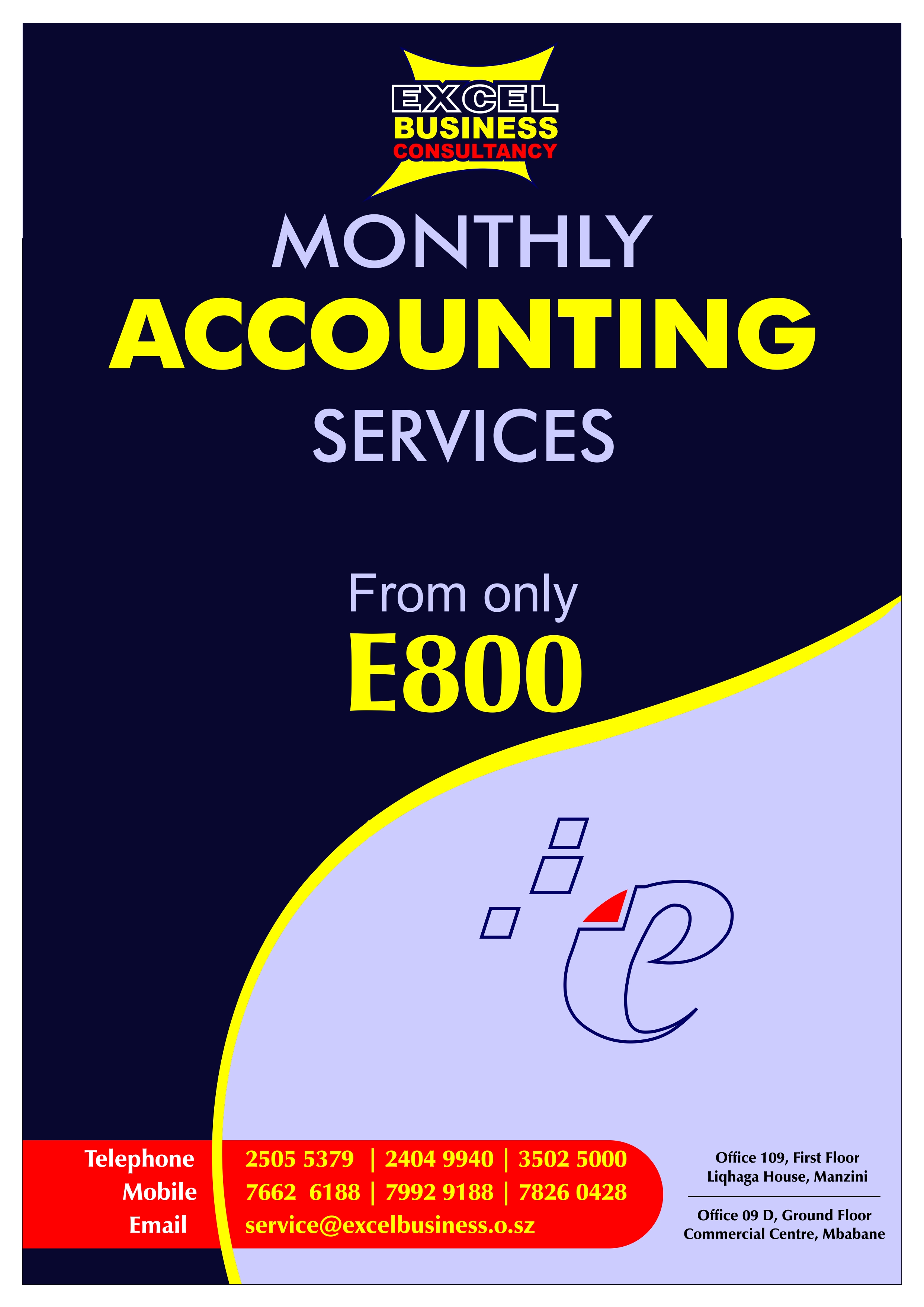 Excel Monthly Accounting Services Ad 1
